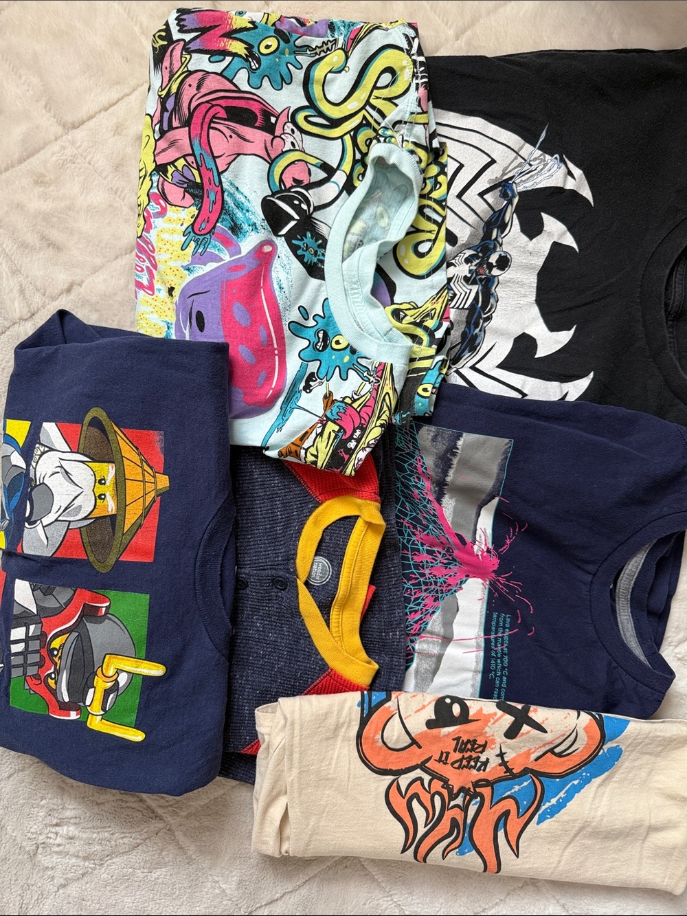 Kids Graphic T-Shirt Pack - Multicolor Fun Prints